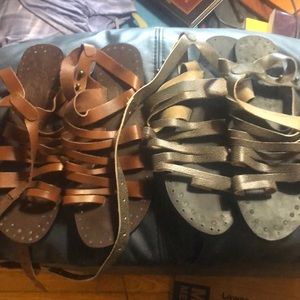 Free People Wrap Sandals